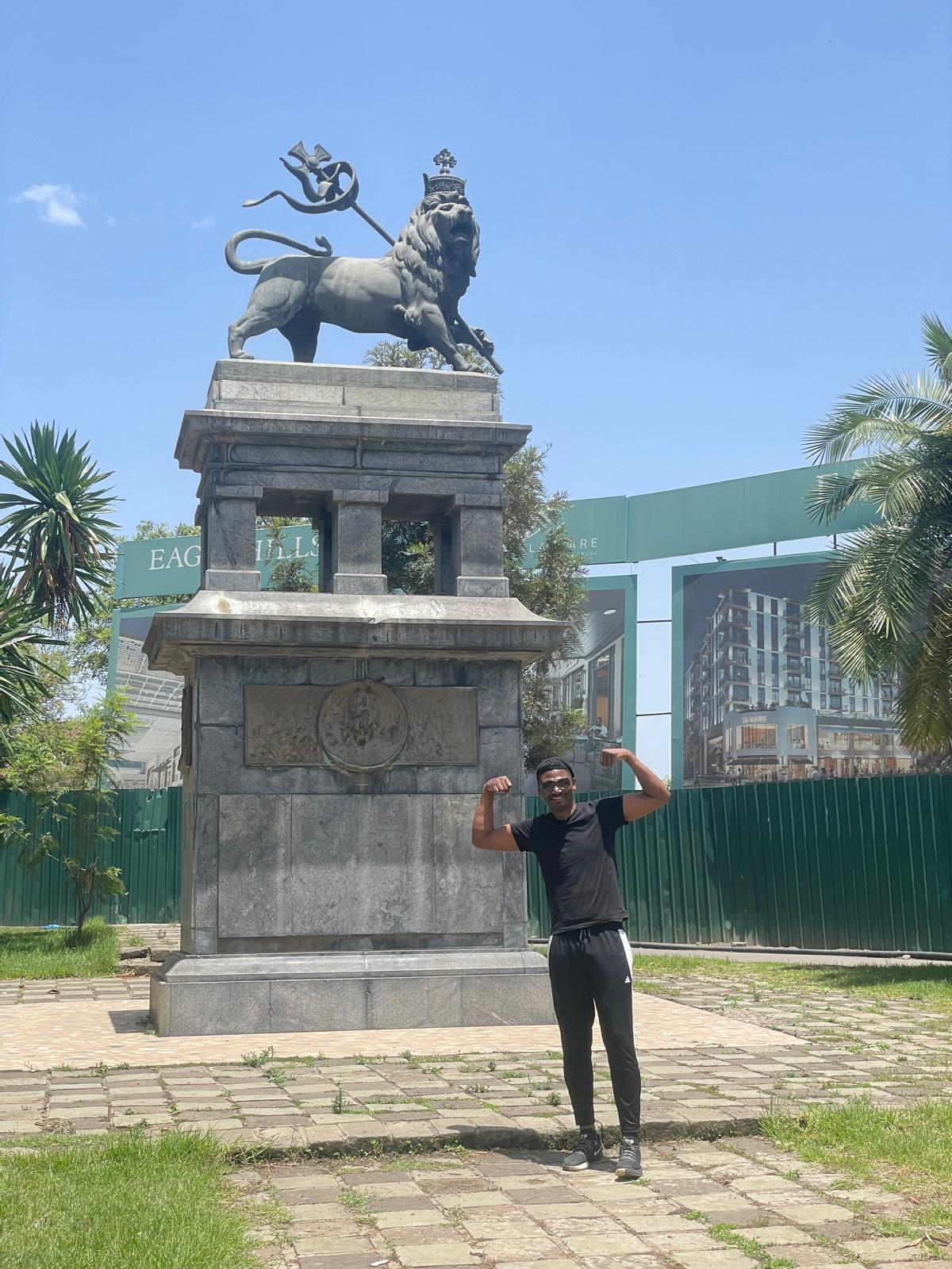 Standing with the Lion of Judah. Strength remembered.