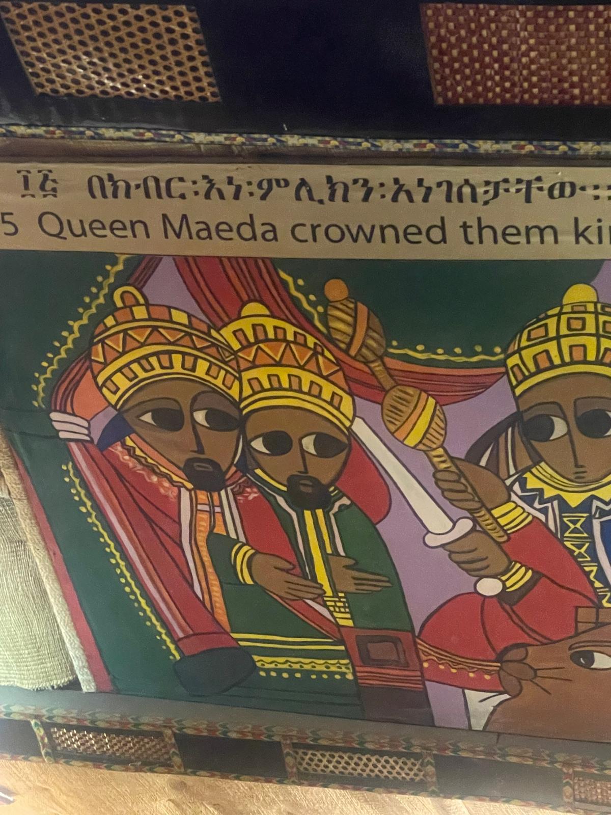 Queen Maeda crowned them kings.