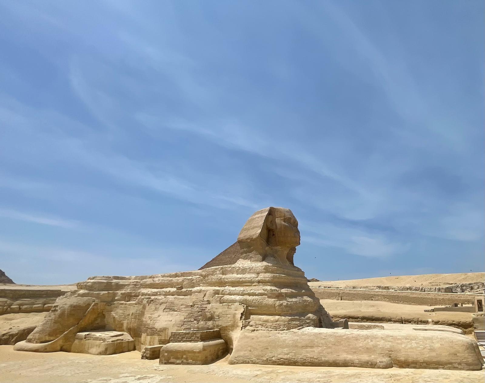 The Sphinx, keeper of ancient memory.